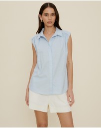 The Fated - Lucie Linen Blend Shirt