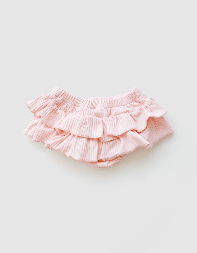 WITH LOVE FOR KIDS - Ruffle Bloomers Wide Ribbed - Babies - Kids