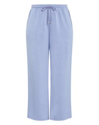 City Chic - Plus size Mae Wide Leg Jogger - dusty blue