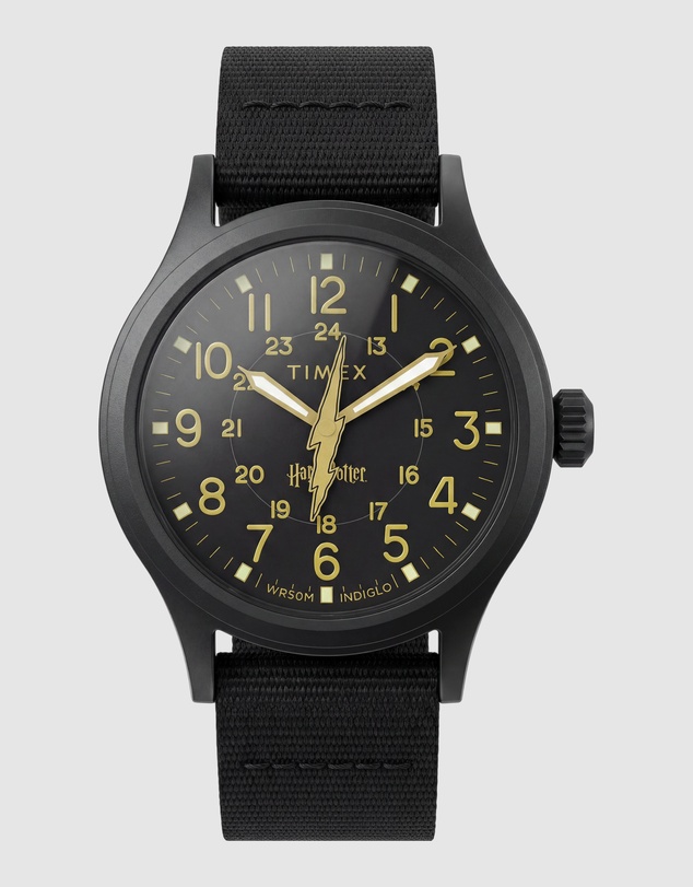 TIMEX - Harry Potter x Timex Bolt Expedition® Scout 40mm Black Strap Watch
