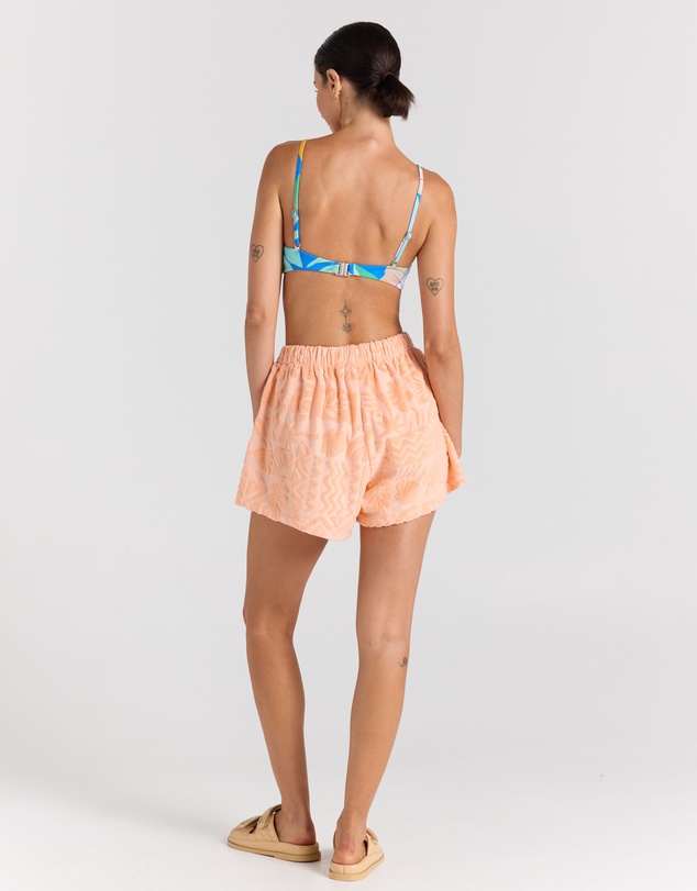 Poolside Paradiso - Mai Tai Short - Peach