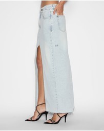 Ksubi - Relax Maxi Skirt Skyfall