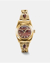 THOMAS SABO - THOMAS SABO Elyndra Watch with red tiger eye dial 36 mm
