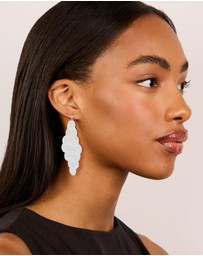 Lovisa - White Genuine Shell Waterfall Drop Earrings