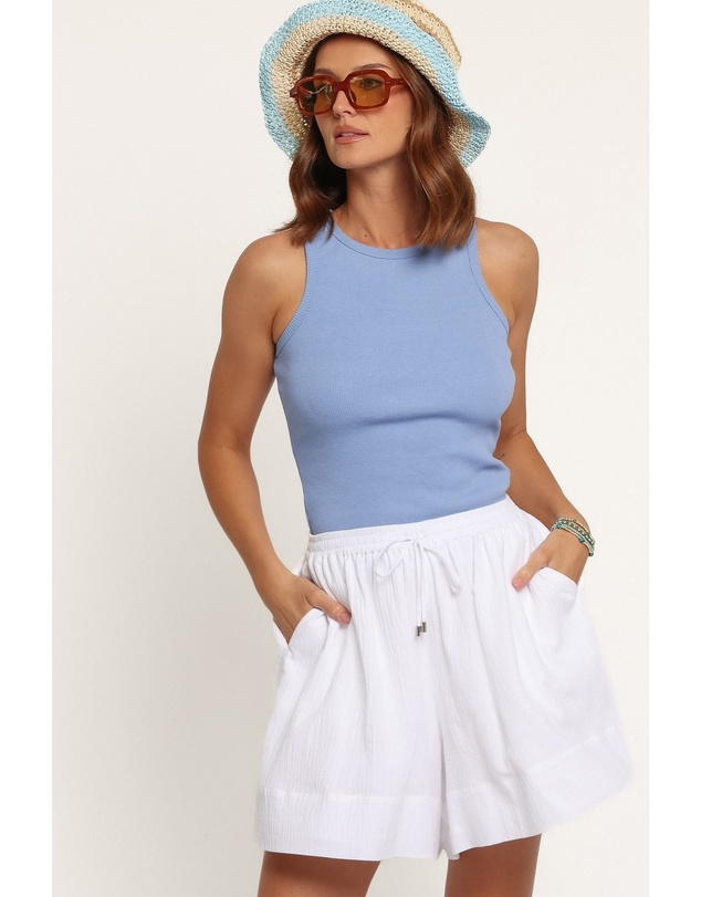 Petal & Pup - Borris Oversized Shorts - White