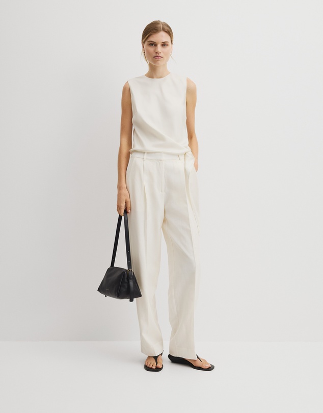Country Road - Asymmetrical Washable Silk Tank