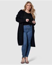 Indigo Tonic - Hattie Hooded Longline Cardi