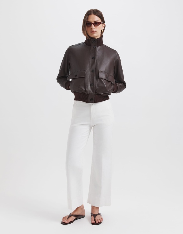 SABA - Elyse Leather Bomber