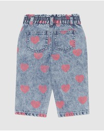 Huxbaby - Dreamy Denim Hearts Jeans - Babies-Kids