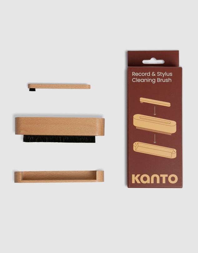 iWorld - Kanto TT-SB 2-in-1 Carbon Fiber Record and Stylus Cleaning Brush