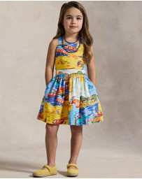 Polo Ralph Lauren - Riviera-Print Cotton Dress - Kids