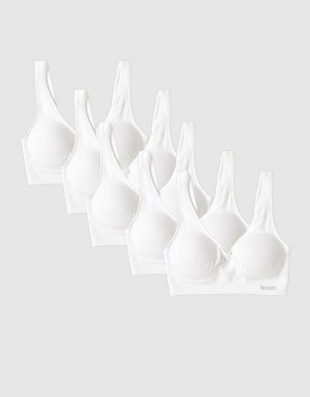 Boody - 5-Pack Padded Shaper Crop Bra