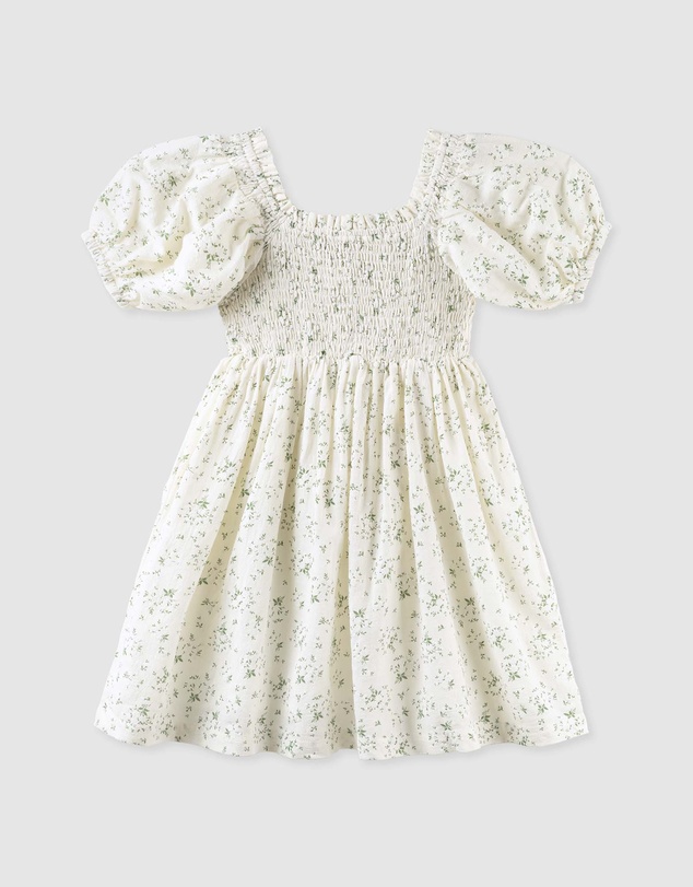 Designer Kidz - Lily Puff Sleeve Dress