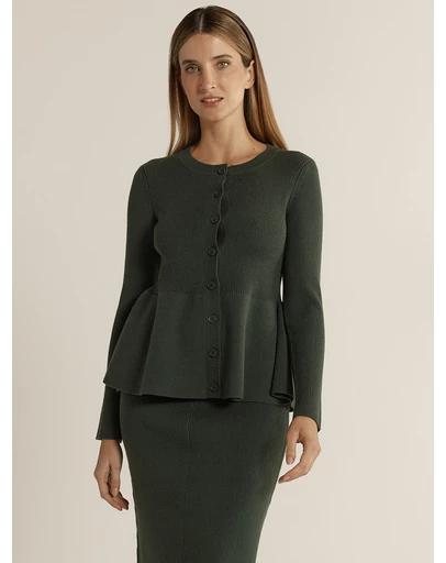 Fate + Becker - Vale Peplum Cardigan