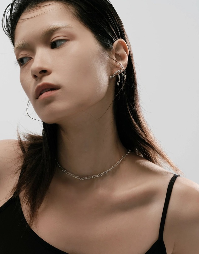 Graedance - Eclipse Chain Necklace in Sterling Silver
