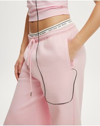 Cotton On Body Active - Plush Tie Waist Wide Leg Sweatpants