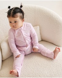 Kynd Baby - Day or Night Onesie in Lilac Rainbow