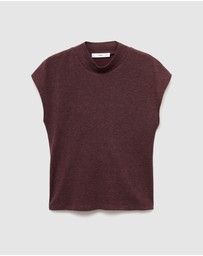 M.N.G - High Collar T-Shirt