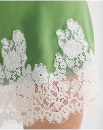 Oxford - Frieda Lace Trim Skirt