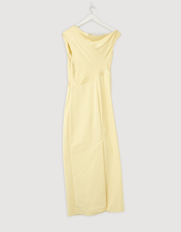 Revibe - Repaired Shona Joy Dillon Contrast Draped Maxi Dress - AU 12