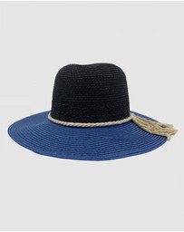 Jacaru - Jacaru 1870 Black & Blue Ladies Hat