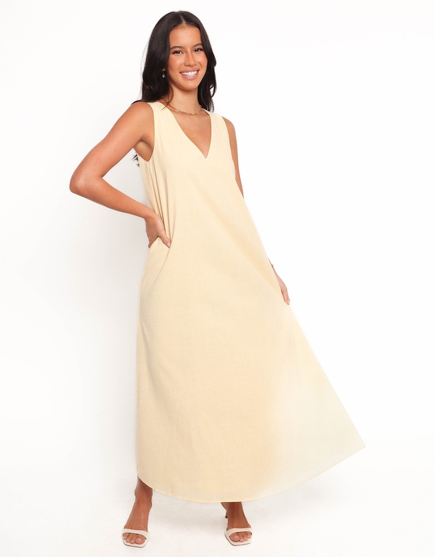 Petal & Pup - Lia Maxi Dress - Lemon