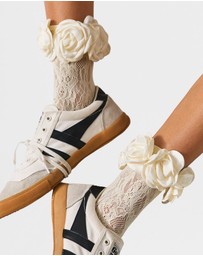 High Heel Jungle - Lace Ring A Rosie Socks