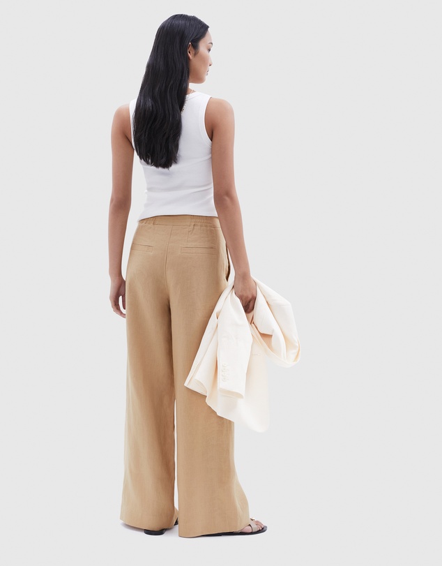 UNISON - Linen Wide Leg Pant