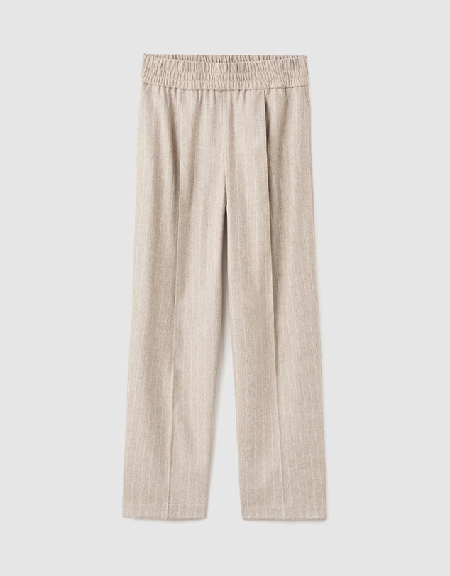 M.N.G - Pinstripe Wool Suit Trousers
