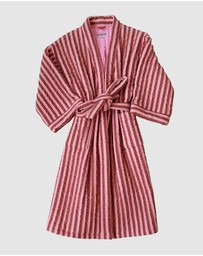 Mosey Me - Sundae Seersucker Quilted Robe