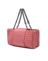 Pre-Loved by Azura Reborn - Pre-Loved bottega veneta Stylish Top Handle Bag with Unique Details and Durable Construction