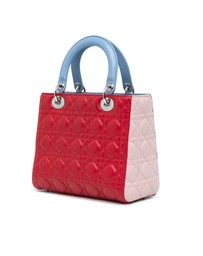 Pre-Loved by Azura Reborn - Pre-Loved Medium Tricolor Lambskin Cannage Lady Dior