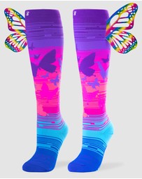 Crazy Skates - Crazy Socks Butterfly Knee-High Socks