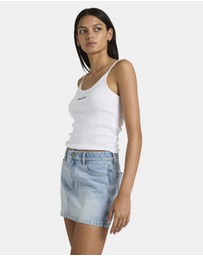 RVCA - Womens Denim Mini Skirt