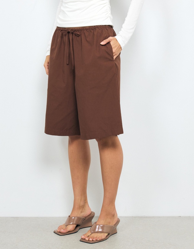 AERE - Kirra Poplin Bermuda Shorts