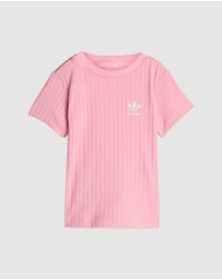 adidas Originals - Regular Wide Rib Shorts and T-Shirt Set - Babies-Kids