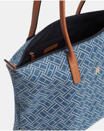Tommy Hilfiger - Popette Tote Denim Flag