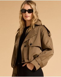 MVN - Cropped Trench Coat