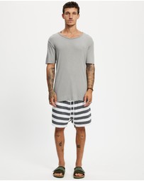 Surrounded By Ghosts - The Onyx Slim Rib Knit T-Shirt