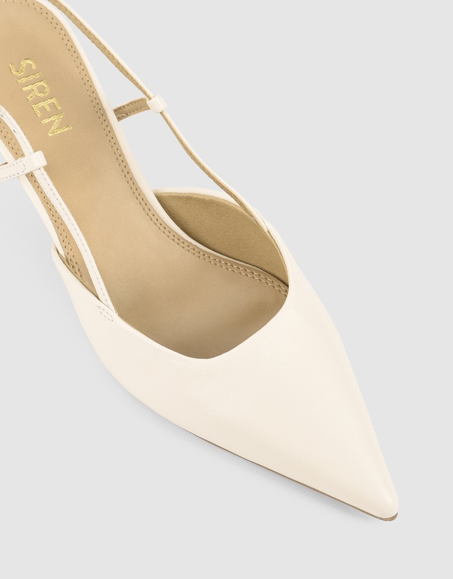 Siren - Yoyo Slingback Kitten Heels