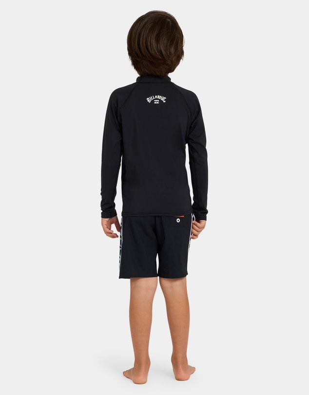 Billabong Kids - Boys 0 to 7 All Day Arch Long Sleeve Rash Vest