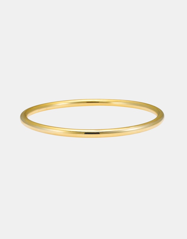 Zoe Olivia - 14K Gold Vermeil Icon Thick Bangle