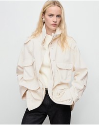 M.N.G - Oversized Denim Parka With Pockets
