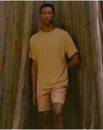 Frescobol Carioca - Felipe Linen Linear Floral Print Shorts