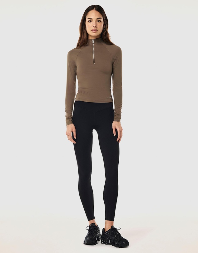 P.E Nation - Routine Quarter Zip LS Top