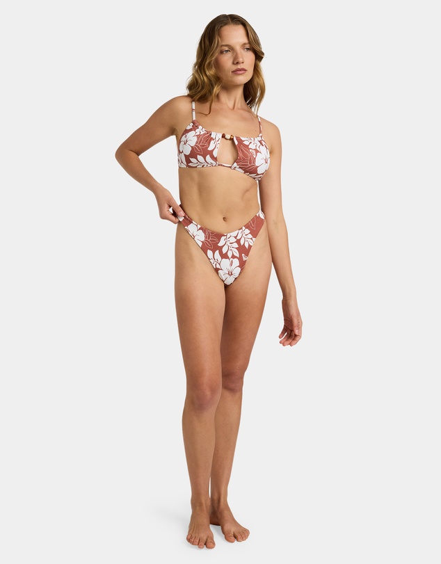 Roxy - Womens The Mo High Leg Cheeky Bikini Bottom