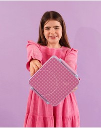 The Somewhere Co - Lilac Gingham Mini Bento Lunch Box