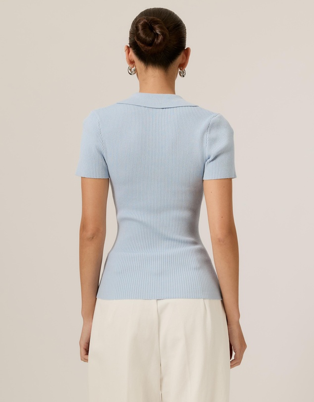 Tussah - V Front Short Sleeves Top