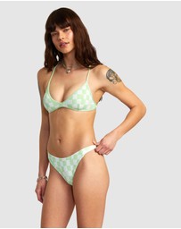 RVCA - Peace Yang Cross Back Bikini Top For Women