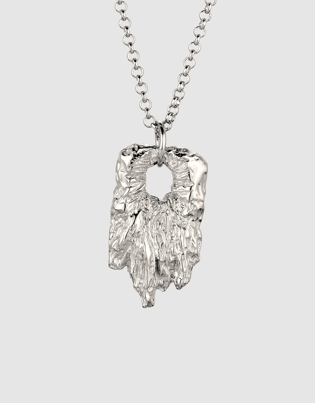 Kuzzoi - ICONIC EXCLUSIVE - Molten Pendant Necklace in 925 Silver